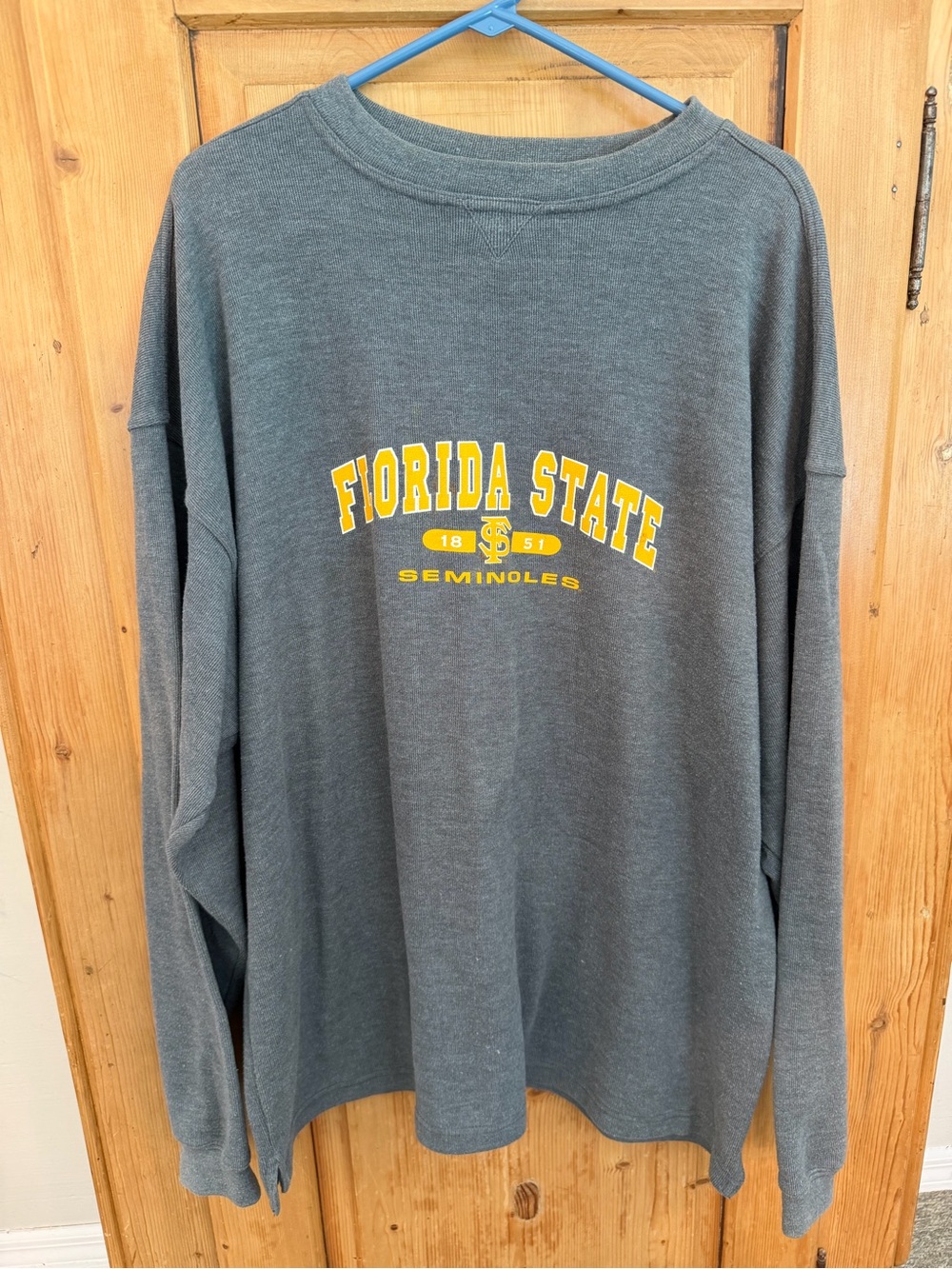 J. America Florida State University Gray Crewneck Sweater XXL